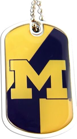 Aminco NCAA Michigan Wolverines Dynamic Dog Tag in Saudi Arabia
