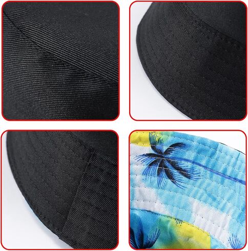 Beach Sun Hat Unisex Trendy Bucket Hat for Women Teens Travel Summer Girl Bucket Hats Packable in Saudi Arabia