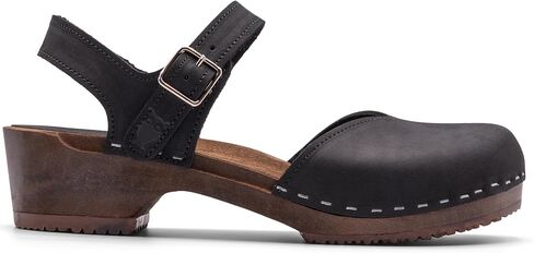 Sandgrens Swedish Handmade Wooden Clog Sandal | Saragasso in Kuwait