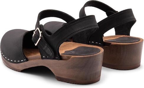 Sandgrens Swedish Handmade Wooden Clog Sandal | Saragasso in Kuwait