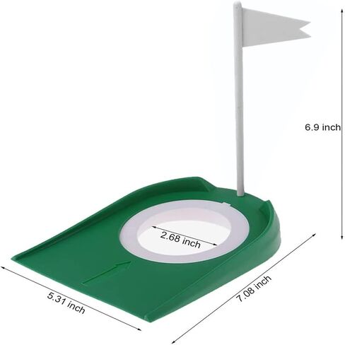 Golf Automatic Putting Cup, Golf Hole Auto Returning Practice for Training Indoor Golf Return Machine, Outdoor Garden Lawn Golf Ball Return Putting Cup in Saudi Arabia