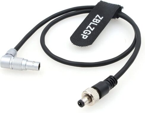 Rotatable Elbow 2 Pin Male to Locking 2.5 DC Power Cable for ARRI Alexa Classic Z CAM E2 to Atomos Ninja V PIX-E5 PIX-E5H PIX-E7 in Saudi Arabia