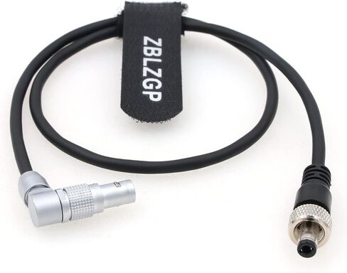 Rotatable Elbow 2 Pin Male to Locking 2.5 DC Power Cable for ARRI Alexa Classic Z CAM E2 to Atomos Ninja V PIX-E5 PIX-E5H PIX-E7 in Saudi Arabia