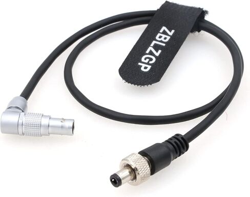 Rotatable Elbow 2 Pin Male to Locking 2.5 DC Power Cable for ARRI Alexa Classic Z CAM E2 to Atomos Ninja V PIX-E5 PIX-E5H PIX-E7 in Saudi Arabia