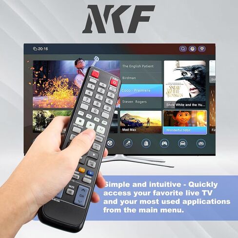 AK59-00123A Remote for Samsung DVD Blu-Ray Player Remote, Replacement for Samsung BD-D5490 BD-D5500 BD-D5700 BD-D6100C BD-D6500/ZV BD-D700 BD-D7500 BD-D7500B BD-D7000 BD-D5800 DVD Blu-Ray Player in Saudi Arabia