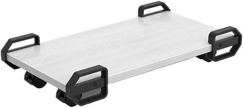 CPU Stand Pc Stand for Floor, PC Tower Stand with 4 Rolling Caster Wheels, Storage Racks Mobile CPU Stand for Floor Carpet Gaming PC Case CPU Holder(Black) in Kuwait