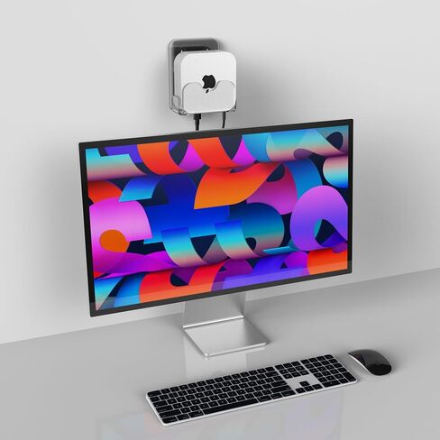 Wall Mount Stand Compatible for Mac mini M4/M4 Pro. (Transparency) in Saudi Arabia