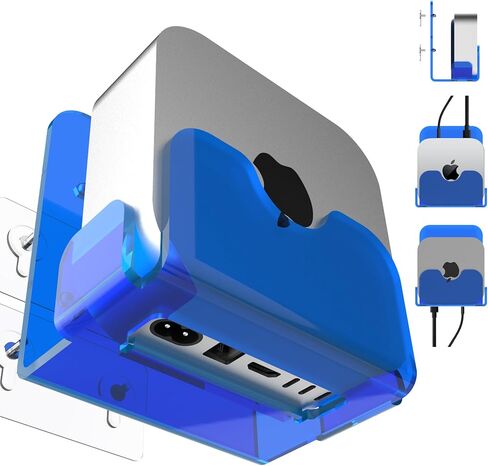 Wall Mount Stand Compatible for Mac mini M4/M4 Pro. (Transparency) in Saudi Arabia