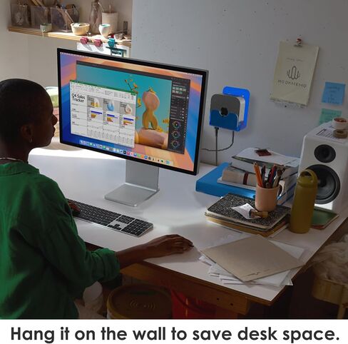 Wall Mount Stand Compatible for Mac mini M4/M4 Pro. (Transparency) in Saudi Arabia