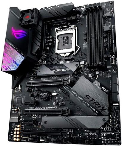 Asus Rog Strix Z390-E Gaming Motherboard LGA1151 (Intel 8th Gen) ATX DDR4 DP HDMI M.2 USB 3.1 Gen2 802.11ac Wi-Fi in Kuwait