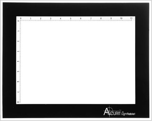 Acurit Artist Tracing Light Tablet - 8-5/8 x 11-7/8" - Art Drawing Tablets A4 - White/Black in Kuwait