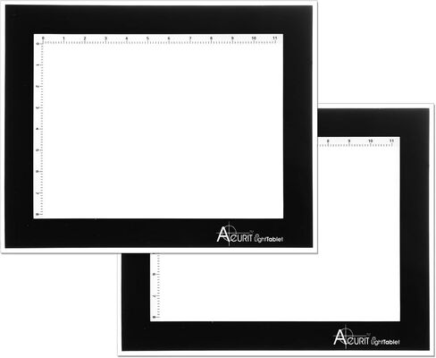 Acurit Artist Tracing Light Tablet - 8-5/8 x 11-7/8" - Art Drawing Tablets A4 - White/Black in Kuwait