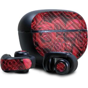 Carbon Fiber Headphone Skin Compatible with Bose Ultra Open Earbuds - Too Many Roses - Premium 3M Vinyl Protective Wrap Decal Cover - Easy to Apply | Crafted in The USA by MightySkins