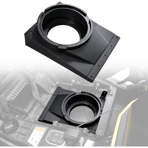 Under Seat Speaker Pods for Can-Am Maverick R MAX X RS 2024-2025 Accessorie, Waterproof Dustproof 10'' Underseat Speaker Enclosures Holder with Metal Mount Brackets (Speakers Not Included) in Kuwait