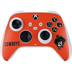 Skinit Decal Gaming Skin Compatible with Xbox Series S Controller - Officially Licensed Oklahoma State University OSU Ride Em Cowboy Design