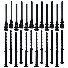 POPETPOP 24pcs Computer Case Fan -Seismic Screws Absorbing Mounts for Pc Cooling Fans Noise Reduction Design Easy Installation for Computer Cases