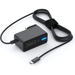 PWR+ Charger Compatible with Remarkable 1 2 Paper Notetaking Tablet, BOOX Note Air 2 3 C E Ink 10.3 Plus ePaper, Kobo Libra Clara 2E, Pocketbook Era E-Book eReader Adapter Charging Cable Power Cord