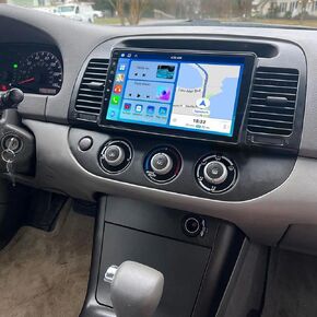 4+64G Android 13 Car Stereo Radio for Toyota Camry XLE SE 2000-2006, 9 inch Touch Screen Radio Double Din Carplay Android Auto Car Play GPS Navigation Bluetooth WiFi with Backup Camera, 1280x720