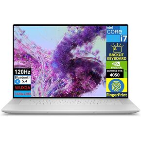 Dell XPS 16 Business Laptop 16.3" WUXGA Display (Intel Ultra 7-155H, 16GB LPDDR5X, 2TB PCIe SSD, GeForce RTX 4050, Backlit KB, Fingerprint, 2 Thunderbolt 4, WiFi 7, Win 11 Pro) (Renewed)