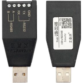 5PCS 10pcs Bundle USB to RS232 RS485 Connector Serial Communication Industrial Grade USB-232/485 Portable Signal Converter(5pcs USB-RS232-485)