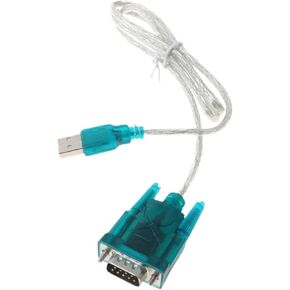 Black USB to RS232 RS-232(DB9) Serial Cable Standard Adapter Converter for PC