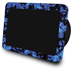 تتوافق الألياف الكربونية للجلد المتوافق مع Amazon Echo Show 8 (3rd Gen ، 2023) - Camo Modern الأزرق - غطاء ملصق الواقي فينيل 3M Premium 3M - يسهل تطبيقه | مصنوع في الولايات المتحدة الأمريكية من قبل Mayyskins