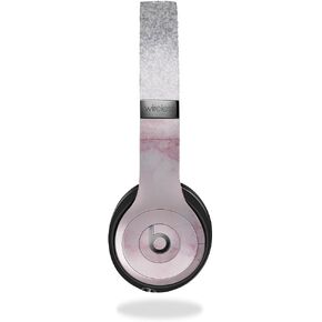 Headphone Skin Compatible with Beats Solo 4 - Girly Marble Dazzle - Premium 3M Vinyl Protective Wrap Decal Cover - Easy to Apply | Crafted in The USA by MightySkins