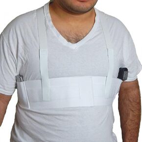 Shoulder Holster for Gun Concealed Carry for Pistols Revolvers | Fits Glock 19, 26, 43, Ruger LC9s, S&W Shield, SIG P365, Springfield XD, 1911 | Double Magazine Holder | Active Pro Gear