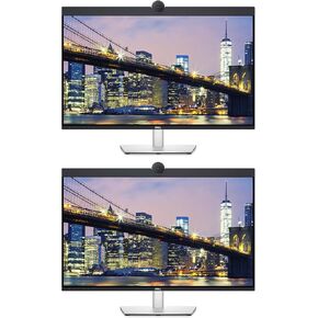 Dell U3224KB 32-inch 3456P 6K 60Hz 5ms UltraSharp Monitor, 2-Pack Low Blue Light, Full Dock, Daisy Chain, IPS, HDMI, DisplayPort, USB Hub, USB-C, Ethernet, Webcam, Speaker and Microphone (Renewed)