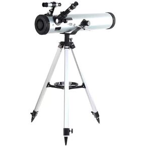 s Outdoor Astronomical Performance 700-76 Reflector Astronomical with Azimuthal Mount Adjustable Aluminium Tripod for Kids Beginners