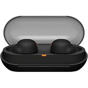 Sony True Wireless Headphones - Up to 20 Hours Battery - Charging case - Voice Assistant Compatible - Built-in mic for Phone Calls - Reliable Bluetooth - WF-C500B/BZ - Midnight Black (Renewed)