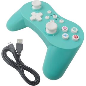 USONLINE911 NEW Wireless Pro Controller Gamepad for Nintendo Switch Joypad Joystick Remote-400MAH Lithium Battery-White
