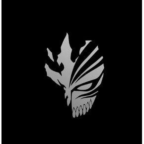 5in Bleach Ichigo Hallow Mask Vinyl Sticker for Trucks, Cars, laptops, & More.