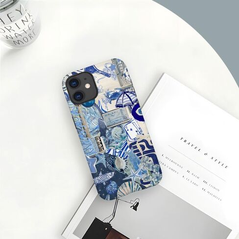 حالة لـ iPhone 16 Pro ، Case Frosted for Women Girls ، إسقاط خدش غلاف الحماية-الصيف الصيفية الساحلية in Kuwait
