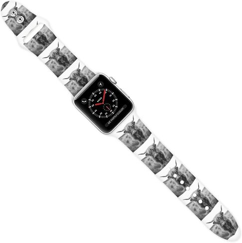 شاهد نطاقات متوافقة مع Apple Watch Band 38mm 40mm 41mm للنساء ، و Soft Sport Strap Silicone Prescons Bandband for IWatch Series SE 10 9 8 7 6 5 4 3 2 1 in Saudi Arabia