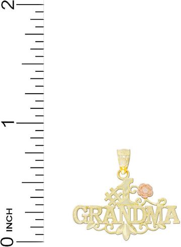Charm America - Gold I Love Grandma Charm - 10 Karat Solid Gold in Kuwait