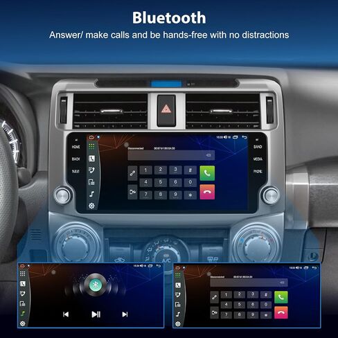 ترقية استريو لراديو السيارات Android 13 لتويوتا 4Runner 2010-2023 وحدة الرأس مع Carplay Android Auto in Saudi Arabia