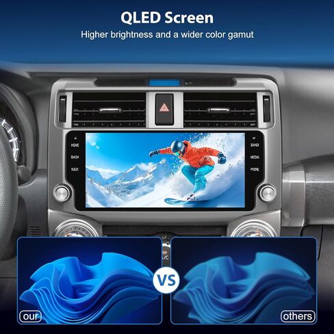 ترقية استريو لراديو السيارات Android 13 لتويوتا 4Runner 2010-2023 وحدة الرأس مع Carplay Android Auto in Saudi Arabia