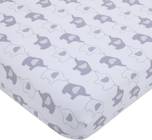 NoJo Seas The Day Multi Sea Animals Blue and White 100% Cotton Photo Op Fitted Crib Sheet in Saudi Arabia