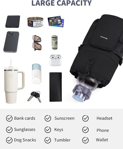 sportsnew Water Bottle Bag with Strap for 30/40oz Tumbler with Handle, 32/40/64 oz Without Handle Water Bottle Holder Carrier in Kuwait