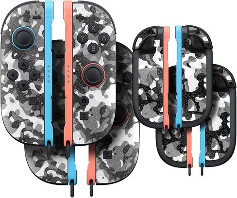 Glossy Glitter Gaming Skin متوافق مع Nintendo Switch 2 Kit Premium Kit - Mania كرتون - Premium 3M فينيل الواقية غطاء ملصق - سهلة تطبيق | مصنوع في الولايات المتحدة الأمريكية من قبل Mayyskins in Kuwait