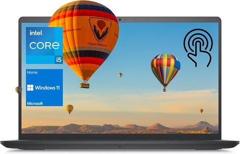Dell Inspiron 3000 Series Laptop, 15.6" FHD Touchscreen, Intel Core i5-1135G7, 16GB DDR4 RAM, 1TB Storage(512GB SSD+500GB HDD), Webcam, SD Card Reader, Wi-Fi, Windows 11 Home, Black in Saudi Arabia