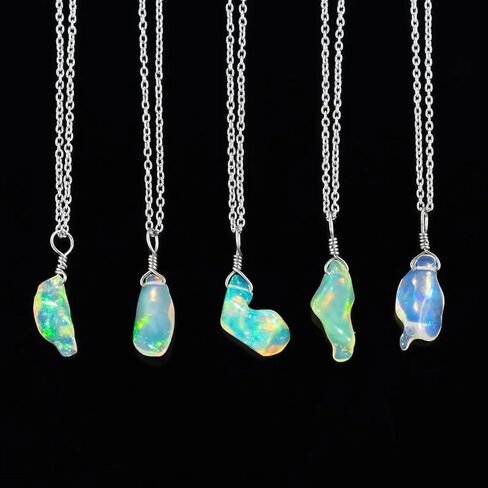 حجر اوبال ويلو الاثيوبي الطبيعي 100% A+، كريستال خام، حجر بخت شهر اكتوبر، احجار كريمة لصنع المجوهرات، اوبال فائق النار، حجر اوبال، حجر منتقى يدويا، مقاس 12×24×10 ملم, أحجار كريمة فضفاضة in Kuwait