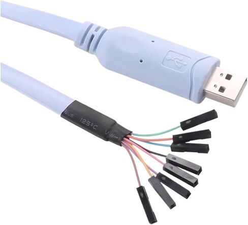 USB to Serial Cable RS232 Converter Adapter F1T-D2I Header 8 Pins 8P 1.8M in Saudi Arabia