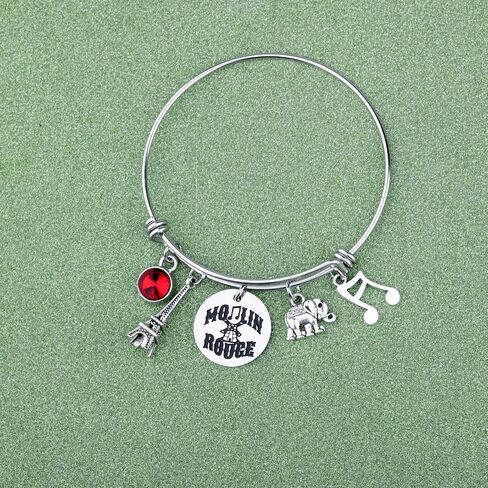 FAADBUK Moulin Musical Inspired Charm Bracelet Broadway Musical Gift Moulin Fans Gift Opening Night Gift in Saudi Arabia