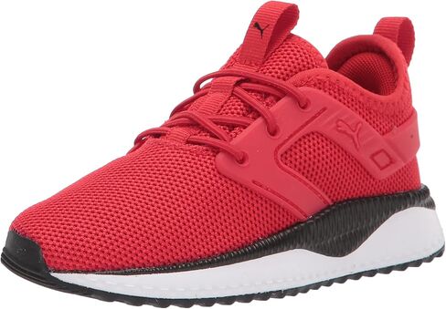 PUMA Kids Pacer 23 Alternate Closure Sneaker, Black-for All Time Red, 10 US Unisex Toddler in Saudi Arabia