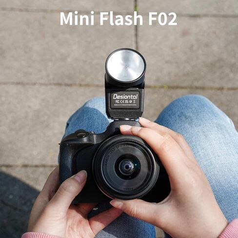 Mini Flash Speedlite ، Desiontal GN8 6200K Camera Light Flash Light for Sony Nikon Olympus Canon Fuiifilm Pentax Hot Whitface Camera ، 4 Power Level 300MAH بطارية 11/250S معدل فلاش (أسود) in Kuwait