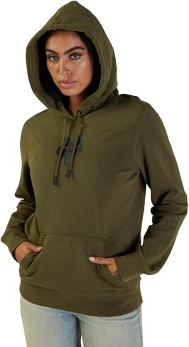 Fox Racing Women's Standard Fox Head Fleece PO, Olive Green, Medium in Saudi Arabia