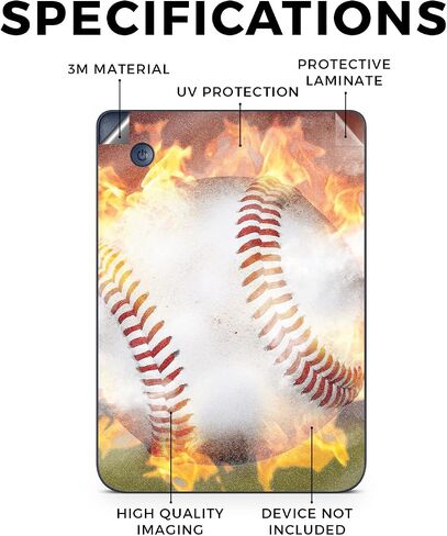 لامع اللوحي اللوحي الجلد المتوافق مع Kobo Clara 2e (2022) - Fastball - Premium 3M Vinyl Protction Wrap Cover - من السهل تطبيق | مصنوع في الولايات المتحدة الأمريكية من قبل Mayyskins in Kuwait