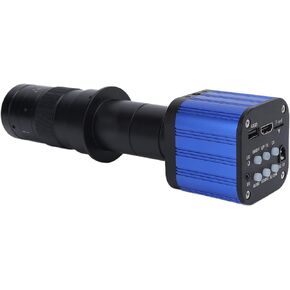 4K 180X C Mount Industrial Camera Ultra High Definition Video Microscope Fitting for Microscope Camera, with High Definition Multimedia Interface and USB Interfaces (US Rules)